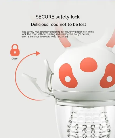 Happy Bite Baby Teether Non-staple Food Fruit Feeding Artifact Baby Pacifier Silicone Hand Guard