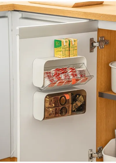 Wall Hanging Grid Storage Box Home Toilet Supplies Household Household Small Supplies Appliances