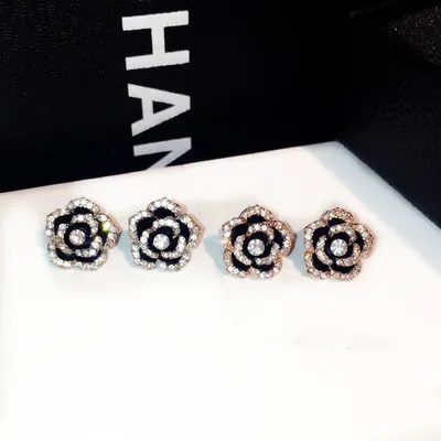 Rose Temperament Stud Earrings For Women