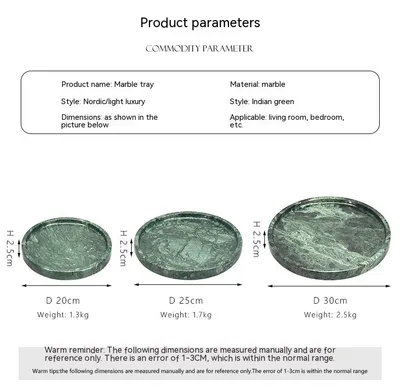 Household Supplies Green Natural Marble Crafts
