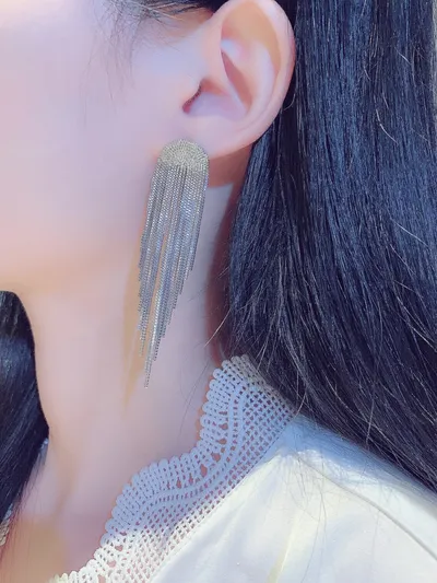 Fashion Tassel Temperamental Earrings For Women