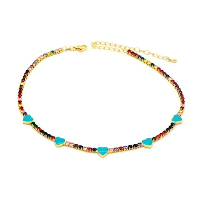 European And American Popular Zircon Necklace For Women Ins