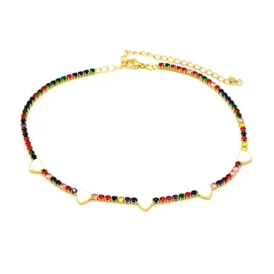 European And American Popular Zircon Necklace For Women Ins