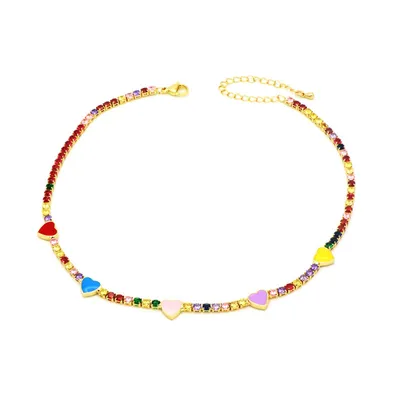 European And American Popular Zircon Necklace For Women Ins