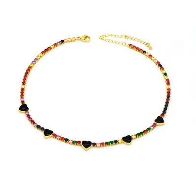 European And American Popular Zircon Necklace For Women Ins