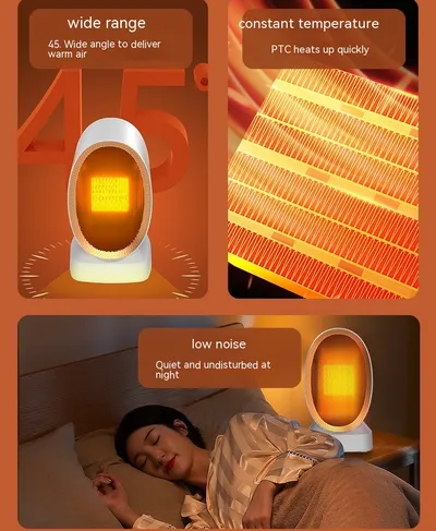 Safe And Energy-saving Home Desk Fast Heating Bedroom Heater