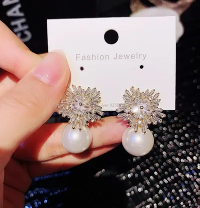 Flower Temperament Stud Earrings For Women