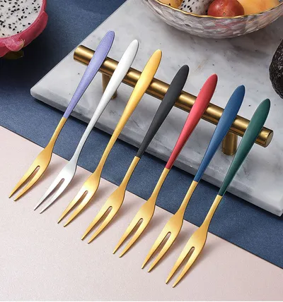 Creative Household 304 Stainless Steel Western Food Fruit Fork