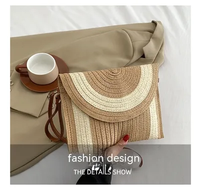 Handmade Woven Bags On The Beach