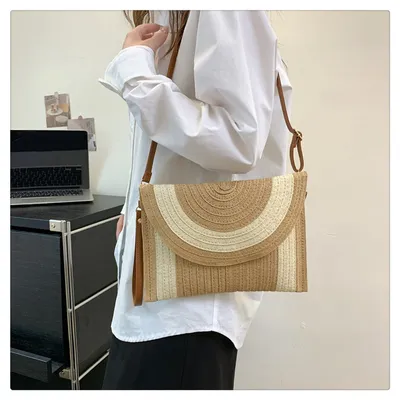 Handmade Woven Bags On The Beach