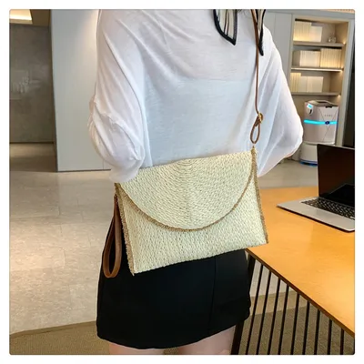 Handmade Woven Bags On The Beach