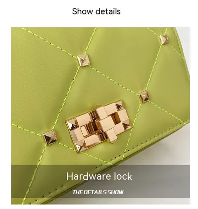 Summer Rivet Fashion Popular Chain Crossbody Shoulder Bag