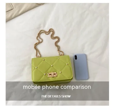 Summer Rivet Fashion Popular Chain Crossbody Shoulder Bag