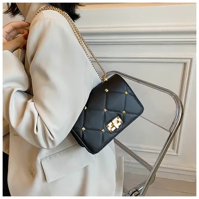 Summer Rivet Fashion Popular Chain Crossbody Shoulder Bag