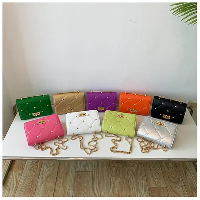 Summer Rivet Fashion Popular Chain Crossbody Shoulder Bag