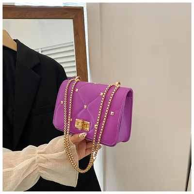Summer Rivet Fashion Popular Chain Crossbody Shoulder Bag