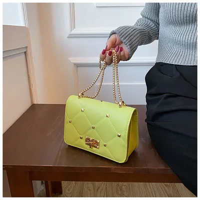 Summer Rivet Fashion Popular Chain Crossbody Shoulder Bag