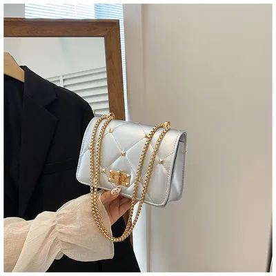 Summer Rivet Fashion Popular Chain Crossbody Shoulder Bag