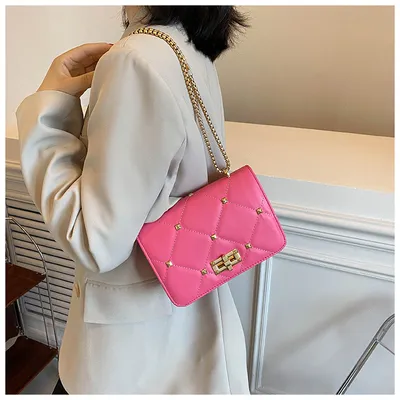 Summer Rivet Fashion Popular Chain Crossbody Shoulder Bag