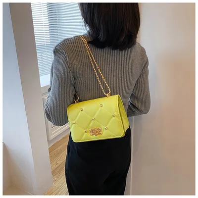 Summer Rivet Fashion Popular Chain Crossbody Shoulder Bag