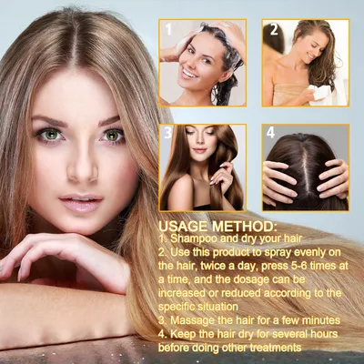EELHOE Biotin Hair Dense Hair Spray Repair Hair Nourishing Hair Care Hair Fixing Strong And Tough
