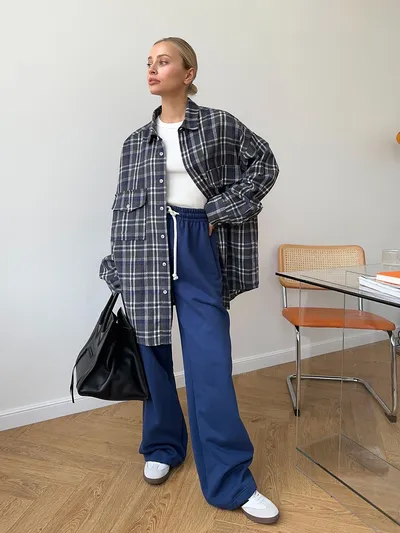 Fashion Personality Plaid Shirt For Women
