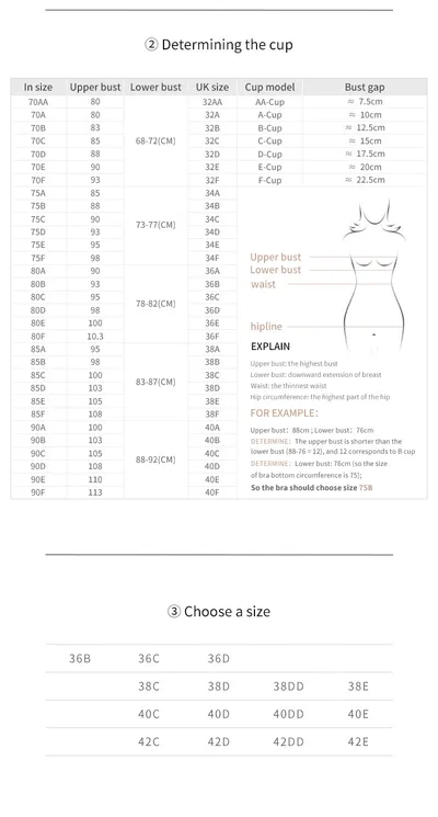 Lace Wireless Body Shaping Underwear Front Row Buttons Bra