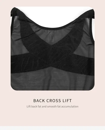 Lace Wireless Body Shaping Underwear Front Row Buttons Bra