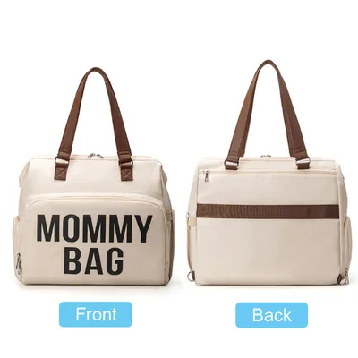 Large Capacity Multifunctional Crossbody Insulated Mummy Bag Backpack