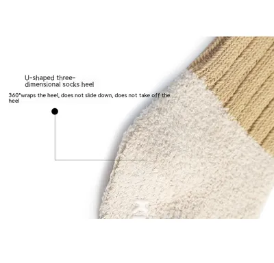 Autumn And Winter Baby Combed Cotton Thickened Fleece Lined Socks