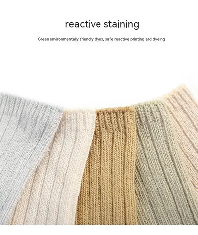 Autumn And Winter Baby Combed Cotton Thickened Fleece Lined Socks