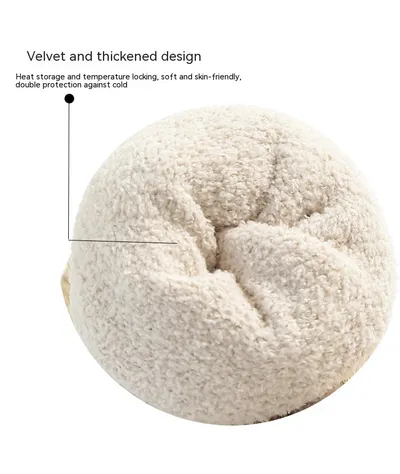 Autumn And Winter Baby Combed Cotton Thickened Fleece Lined Socks