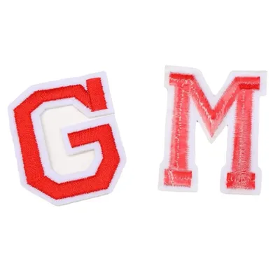 English Letters Embroidered Fabric Shoes Hats Luggage Accessories
