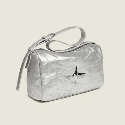 Boston Large Capacity Pillow Bag Pleated All-match Shoulder Bag