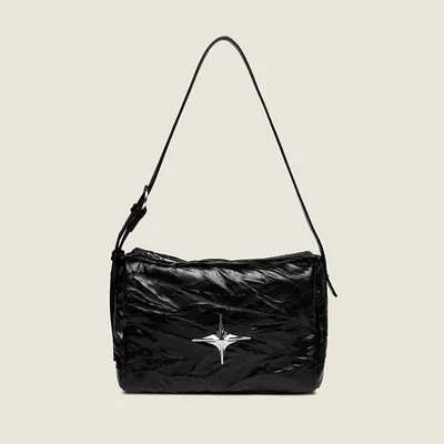 Boston Large Capacity Pillow Bag Pleated All-match Shoulder Bag