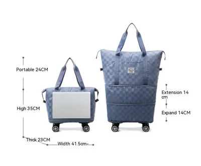 Large Capacity Travel Bags Dry Wet Separation Expansion Double Layer Luggage Totes Women