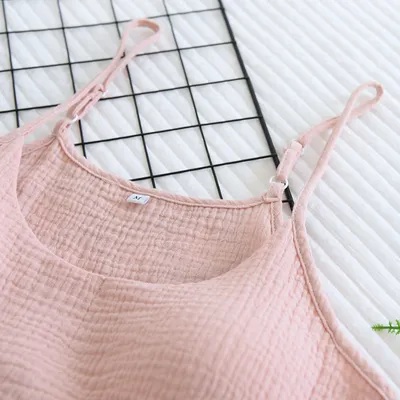 Women's Cotton Vest Shorts Home Wear Suit Pajamas