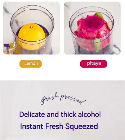 Electric Orange Juicer Lemon Juicer Squeezer Usb Rechargeable Citrus Juicer Machines Usb Rechargeable Portable Blender Kitchen Gadgets