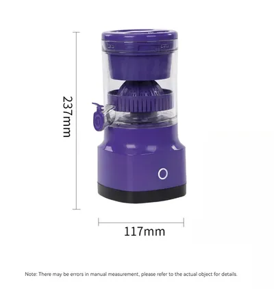 Electric Orange Juicer Lemon Juicer Squeezer Usb Rechargeable Citrus Juicer Machines Usb Rechargeable Portable Blender Kitchen Gadgets
