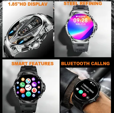 Bluetooth Calling Heart Rate Blood Oxygen Multi Sport Smart Watch