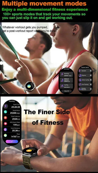 Bluetooth Calling Heart Rate Blood Oxygen Multi Sport Smart Watch