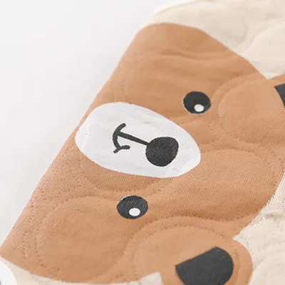 Baby Spring And Autumn Three-layer Quilted Thickening Vest