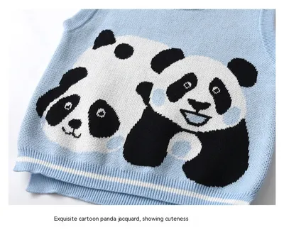 Autumn And Winter New Boys' Knitted Vest Pure Cotton