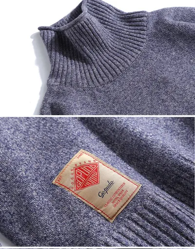 Original Turtleneck Sweater For Men Thickened
