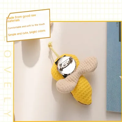 Little Bee Cartoon Brooch Korean Cute Clothing Accessories Girls' Bags Pendant