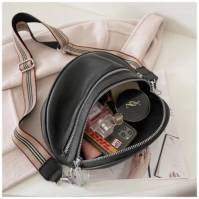 Women's Wide Shoulder Strap Messenger Bag