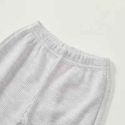 Solid Color Casual Baby Homewear