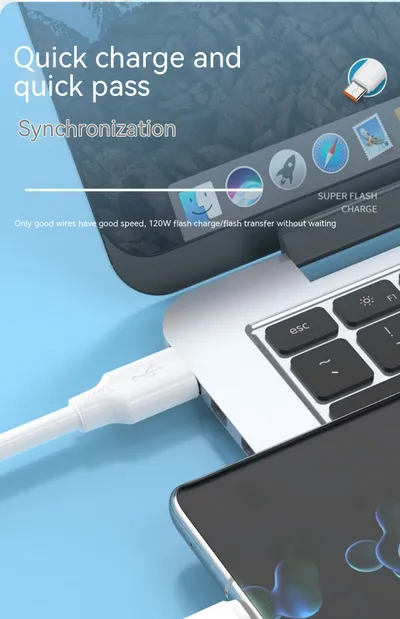 Charging Cable Fast Charging 120W Mobile Phone 6A Bold