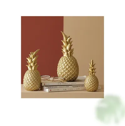Creative Golden Pineapple Decoration Living Room
