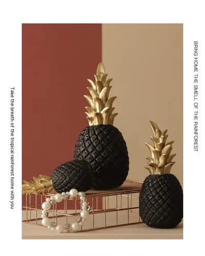 Creative Golden Pineapple Decoration Living Room